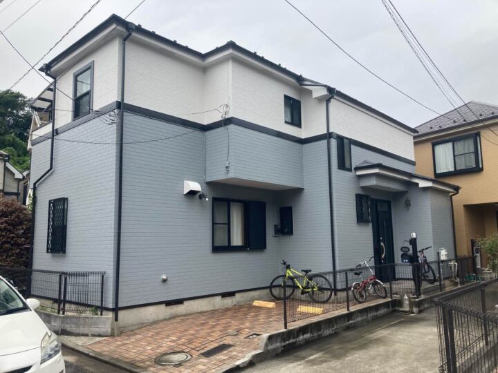 【横浜市鶴見区】K様邸　外壁・屋根塗装工事