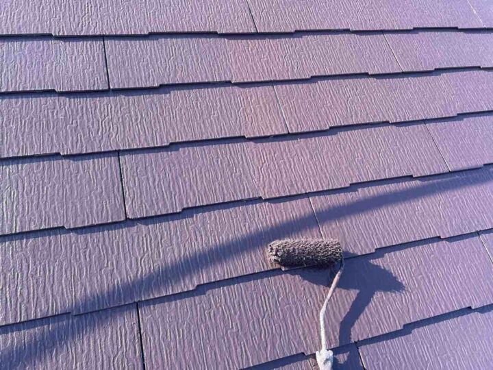 【屋根】上塗り２回目