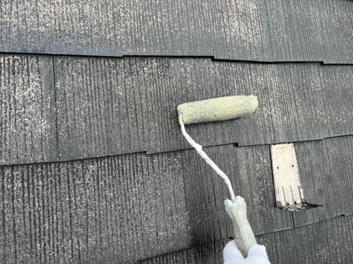 【屋根】下塗り１回目