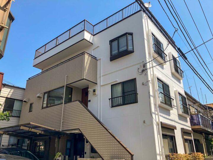 【横浜市鶴見区】Ａ様邸　屋根・外壁塗装、屋上防水工事