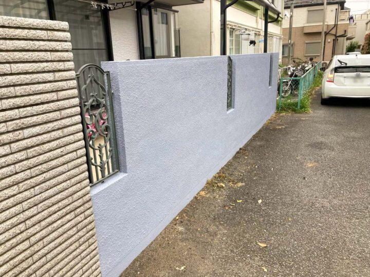 【横浜市鶴見区】T様邸　塀塗装工事