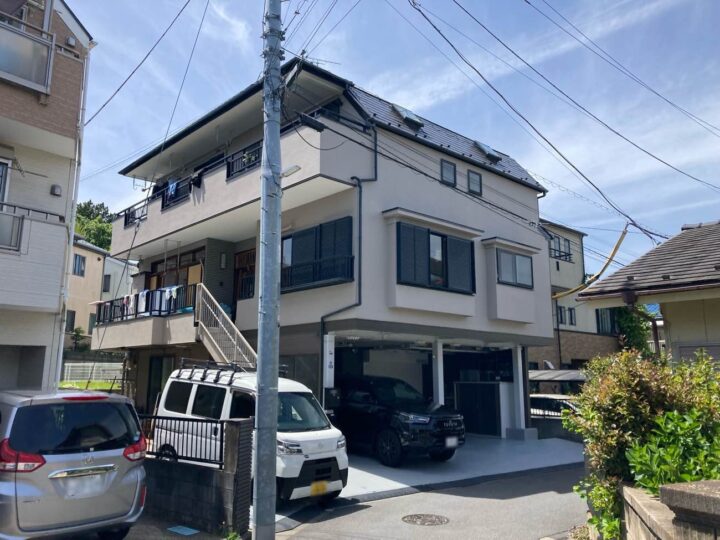 【川崎市幸区】O様邸屋根外壁塗装・防水・補修工事