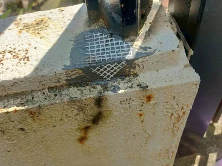 基礎補修・塗装工事 ~斫り・補修~