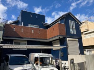 【横浜市鶴見区】Ｋ様邸　屋根カバー・外壁塗装・防水工事