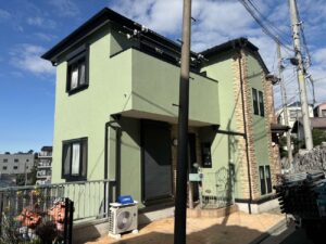 【横浜市鶴見区】Ｋ様邸　屋根【RSプラチナルーフMUKI】・外壁【RSプラチナMUKI】塗装工事