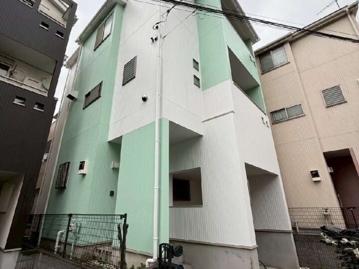 【川崎市川崎区】Ｍ様邸　屋根【RSルーフ2液F】・外壁【RSゴールドFⅡ】塗装工事